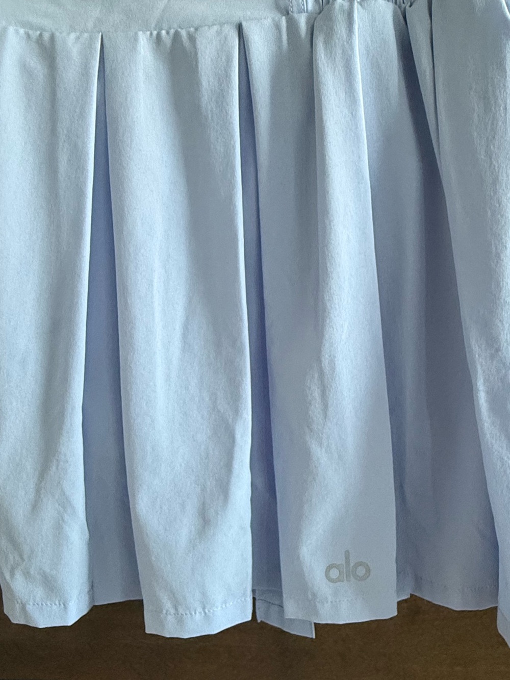 ALO Yoga Light Blue Rally Tennis Skirt - Picture 3 of 5